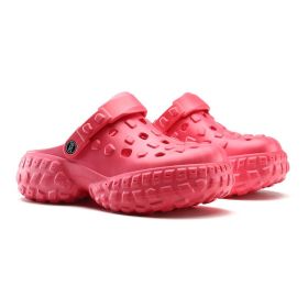 Men's Outerwear New Non-slip Resistant Beach Sandals (Option: Rose Red-36 to37)