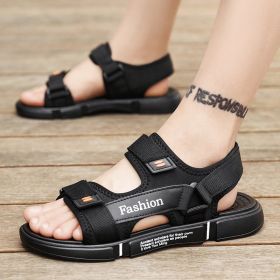 Men's Sandals Waterproof Beach Dual-use (Option: 929 Black-29)