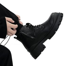 British Style Black High-grade Boots (Option: Black-38)