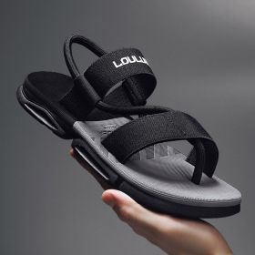 Outer Wear Thick-soled Sandals Casual Men (Option: Dark Gray-39)